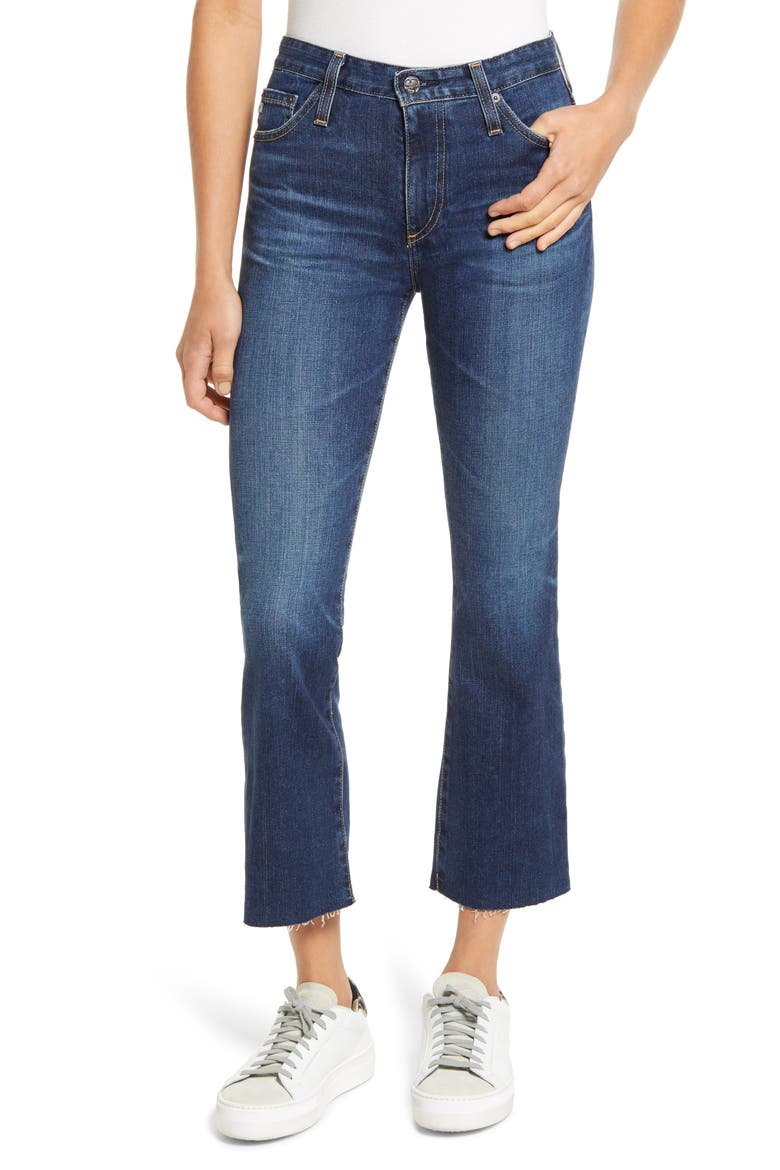 The Jodi Crop Flare Jeans, Main, color, 5 YEARS ENTROPY