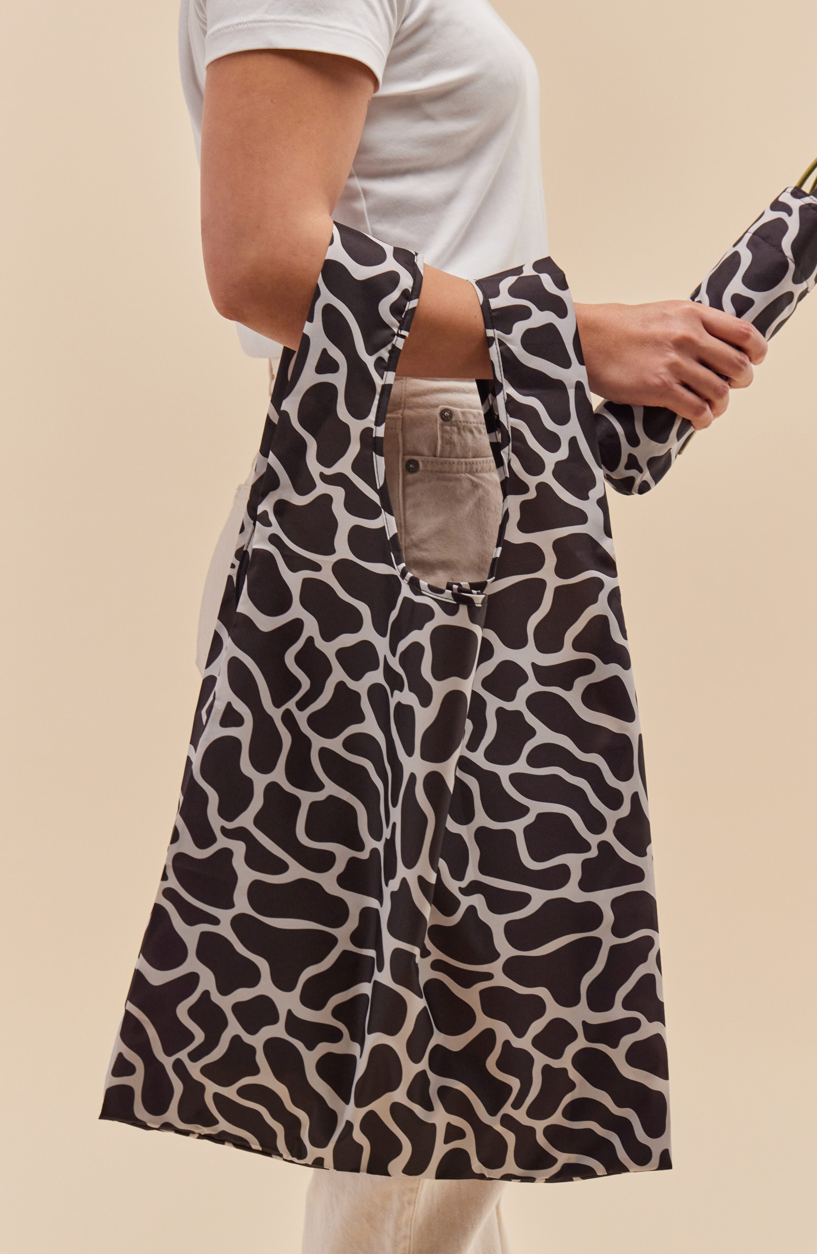 Original Duckhead The Extra Bag, Alternate, color, Black / White Ripples