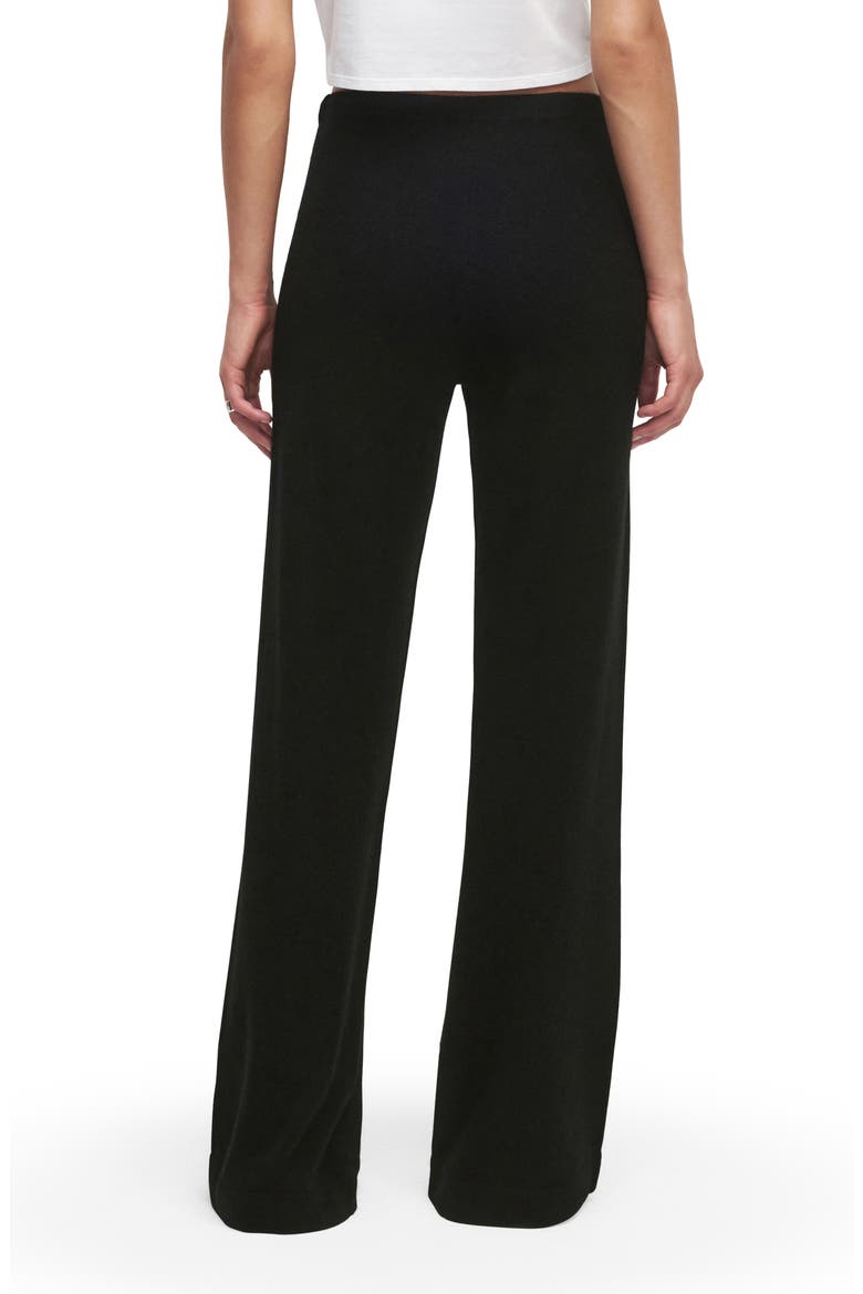 The Minimalist Cashmere Drawstring Pants, Alternate, color, BLACK