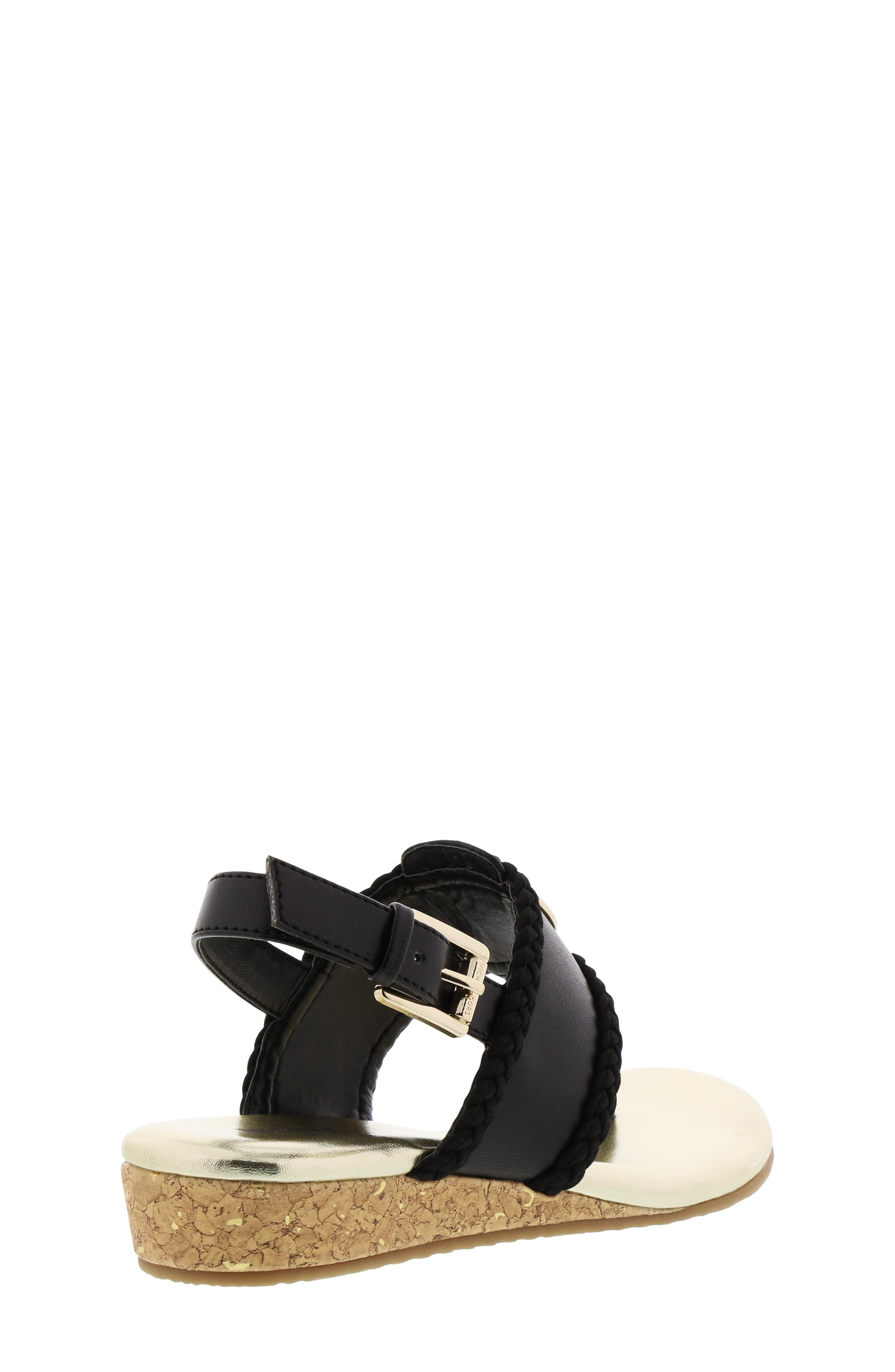 MICHAEL Michael Kors Perry Discover Metallic Thong Sandal, Alternate, color, 