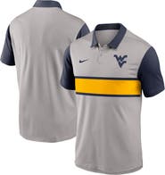 Nike Men's Nike Gray/Navy West Virginia Mountaineers Vapor Performance Polo
