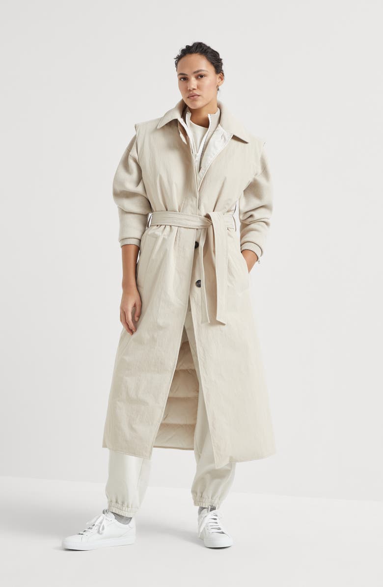 Brunello Cucinelli Double-knit outerwear, Alternate, color, 