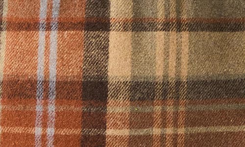 Steve Madden Olea Plaid Coat In Multi