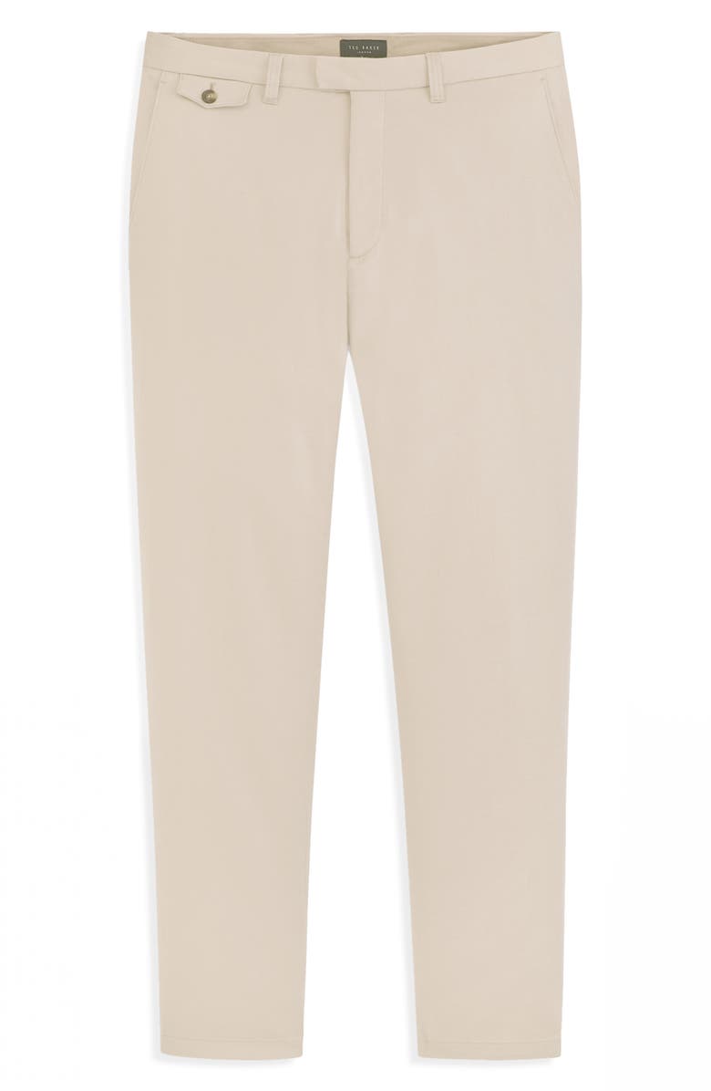 Ted Baker Heavy Stretch Cotton Twill Chino Pants, Alternate, color, Oxford Tan