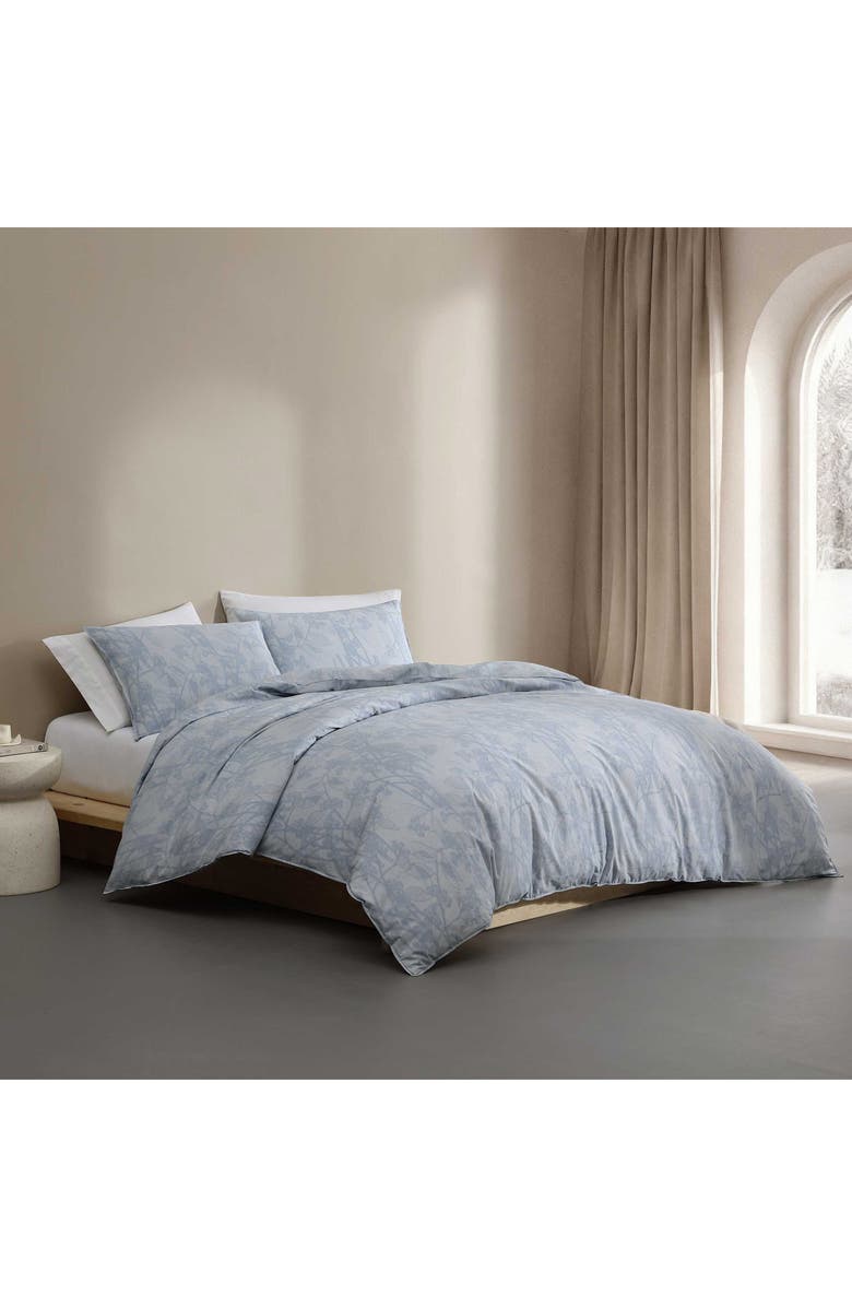 Calvin Klein Bayberry 200 Thread Count Cotton Comforter & Shams Set, Alternate, color, Light / Medium Blue