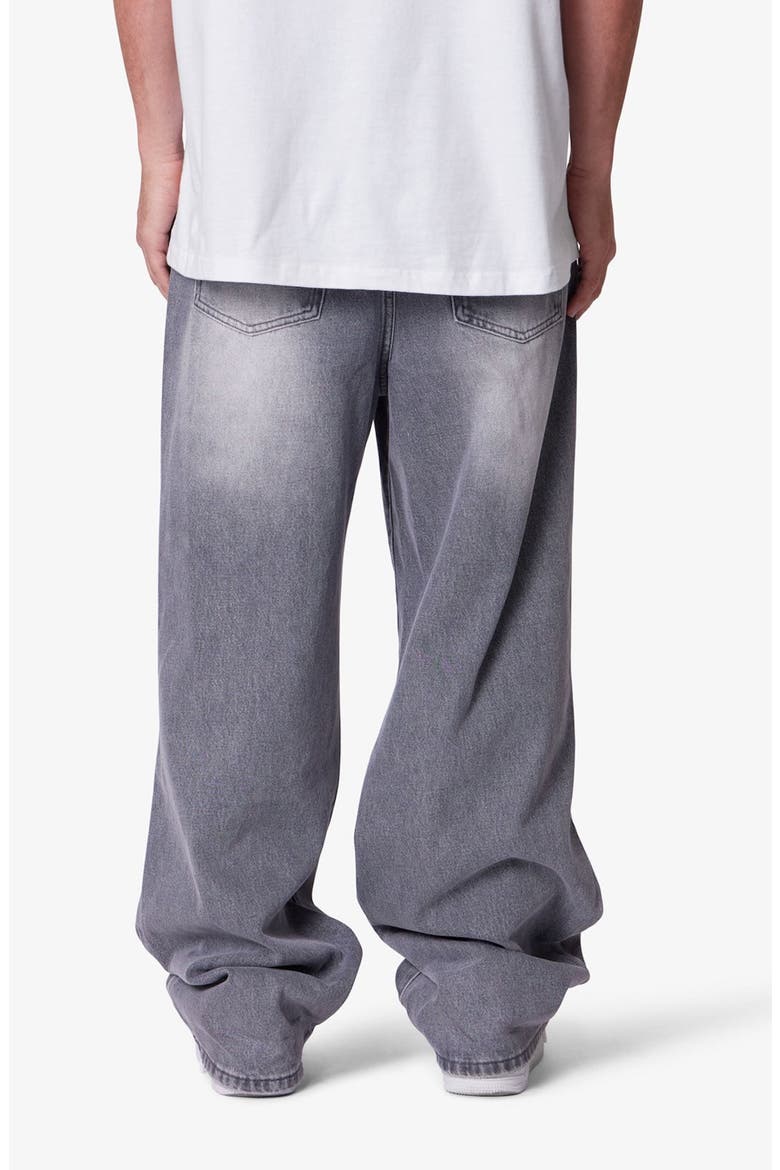 Blowout Baggy Ripped Wide Leg Jeans, Alternate, color, WASHED GREY