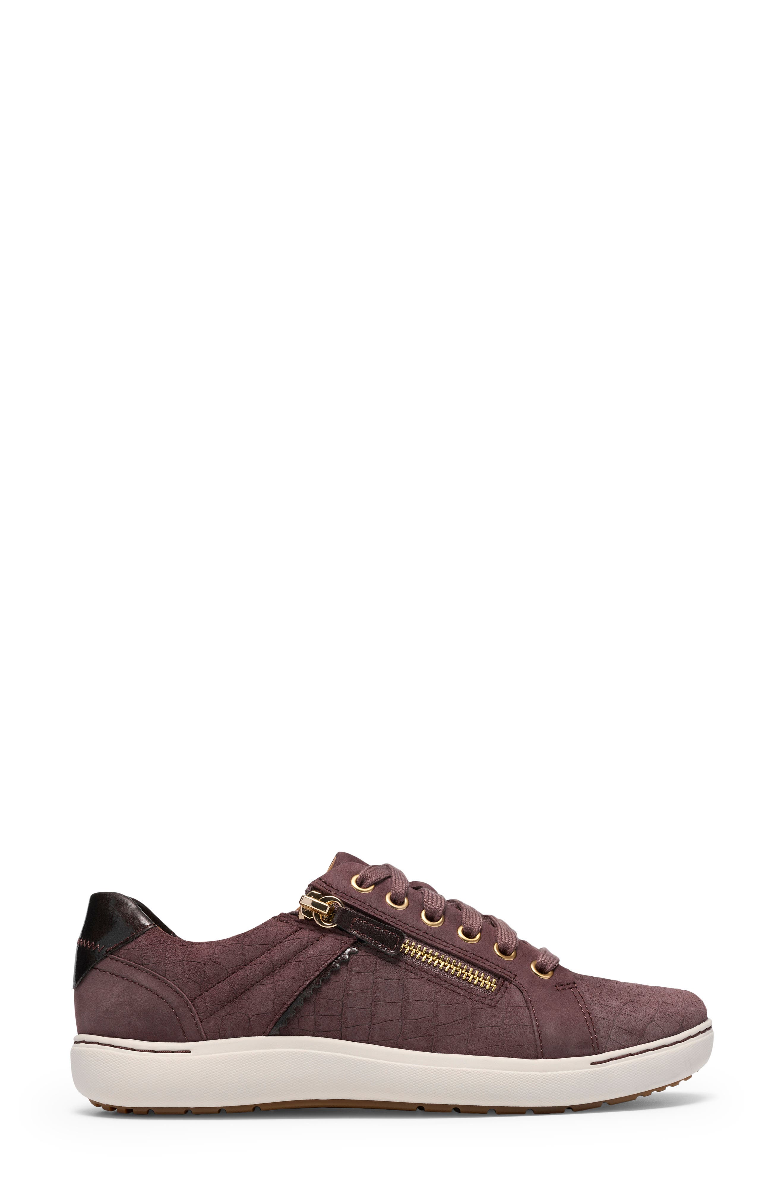 Nalle Zen Leather Sneaker, Alternate, color, PLUM INTEREST