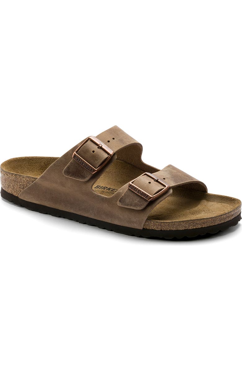 Birkenstock Arizona Sandal, Main, color, Tobacco Brown Oiled