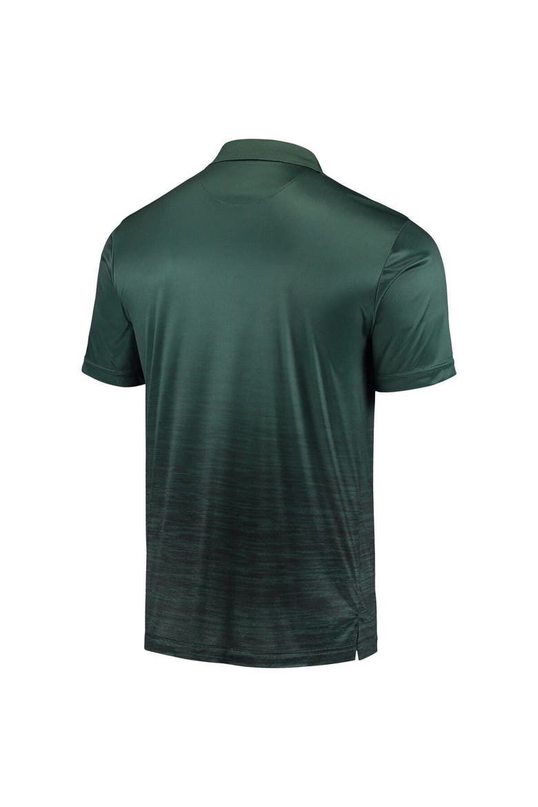 Men's Colosseum Green Michigan State Spartans Marshall Polo, Alternate, color, Green