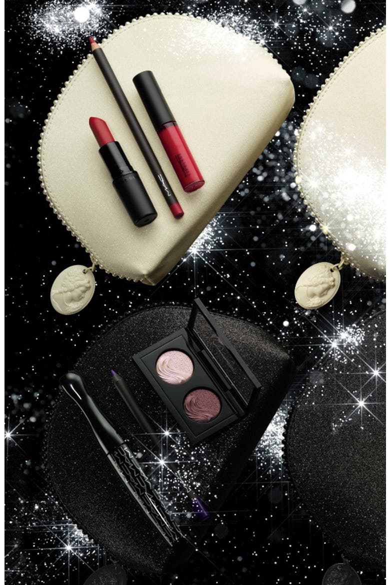 M·A·C 'Keepsakes - Red' Lip Bag (Limited Edition), Alternate, color, RED