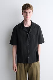 COS Camp-collar Cotton Shirt