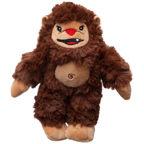 Young Billy the Big Foot, Plush Dog Toy, Squeaks 
Crinkles