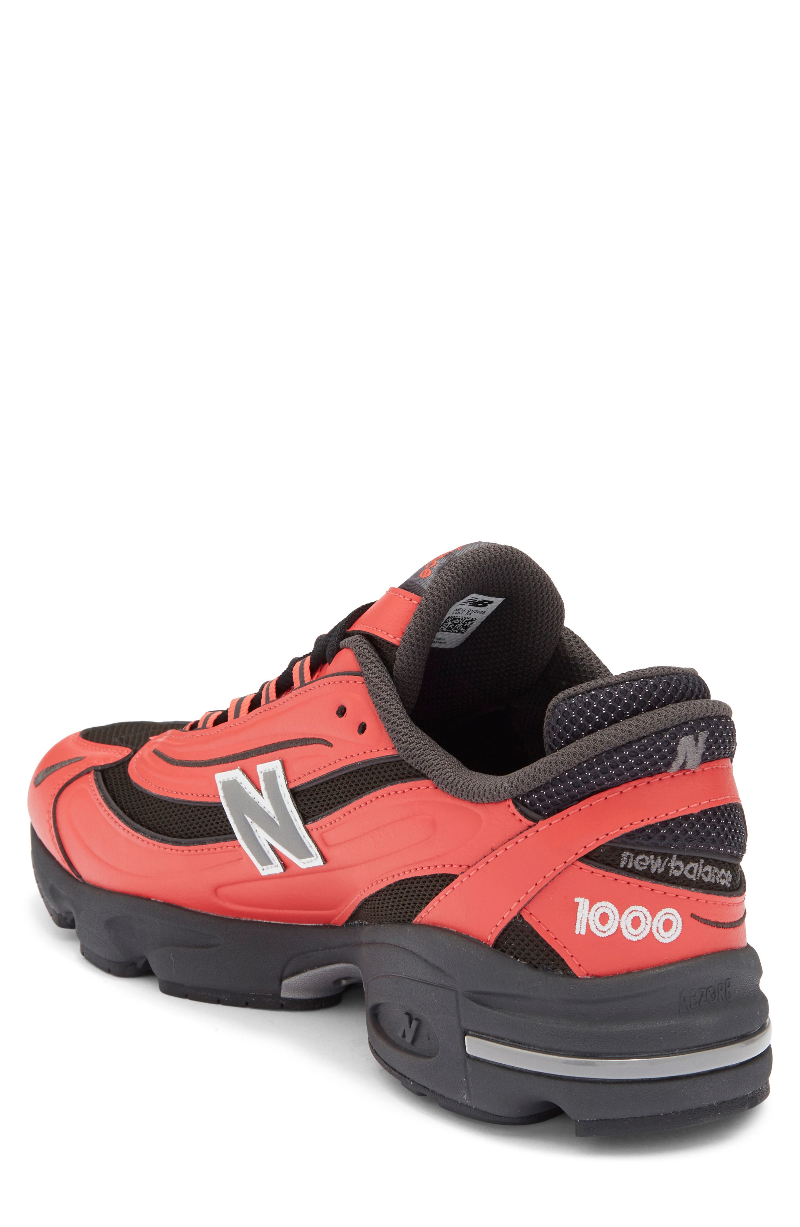 New Balance 1000 Sneaker, Alternate, color, Blast Red/ Metallic Silver