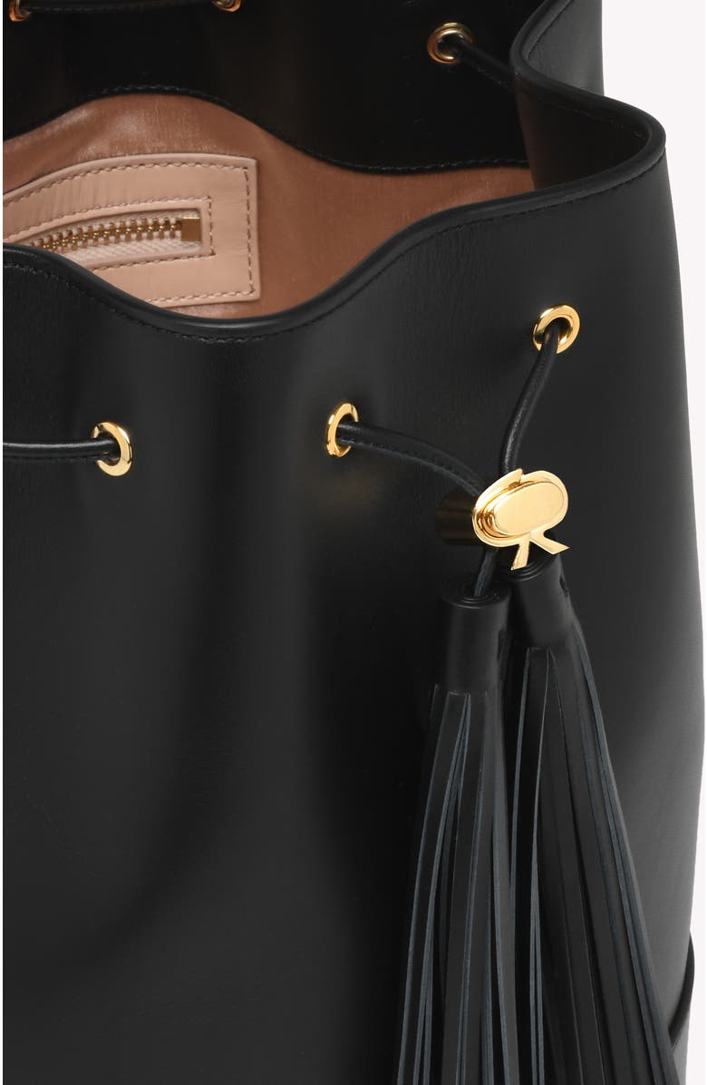 Gianvito Rossi Sienna 22 Crossbody Bag, Alternate, color, Black Calf Leather