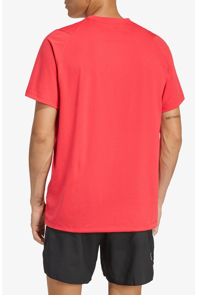 Climacool Graphic T-Shirt, Alternate, color, PURE RUBY