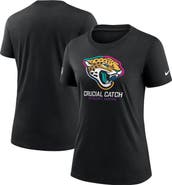 Nike Women's Nike Black Jacksonville Jaguars 2024 NFL Crucial Catch Tri-Blend T-Shirt