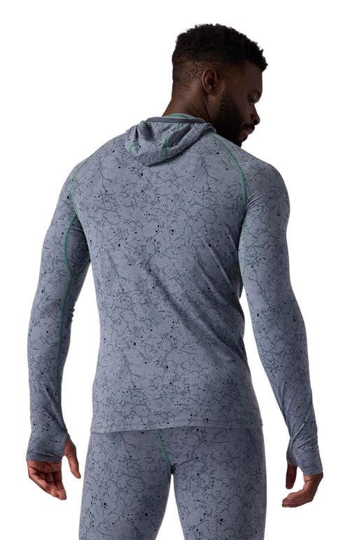 Backcountry Cedars Rws Merino Lt-wt Baselayer 1/2-zip Scuba Top In Gray