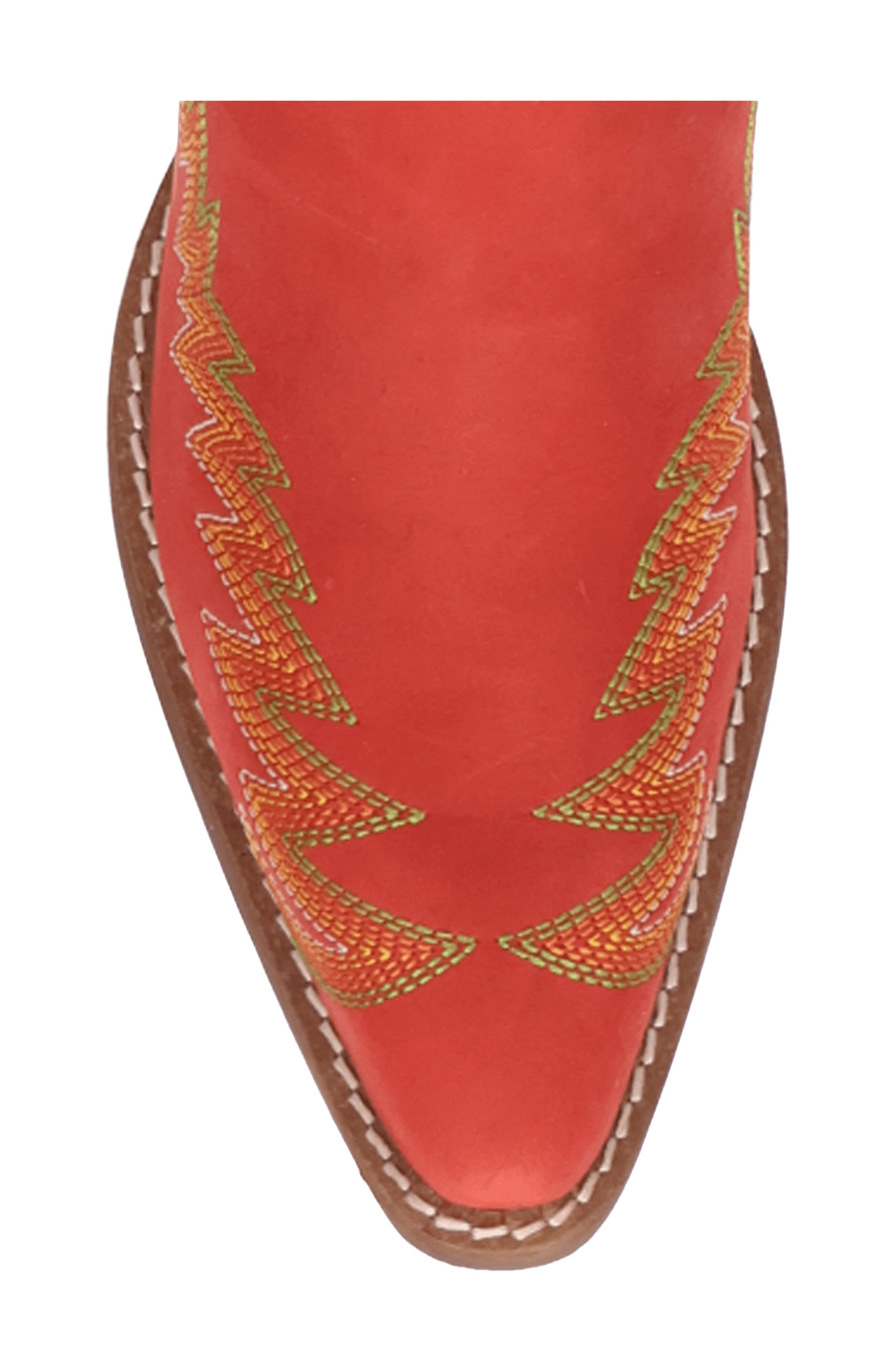 Lantana Leather Western Boot, Alternate, color, RED