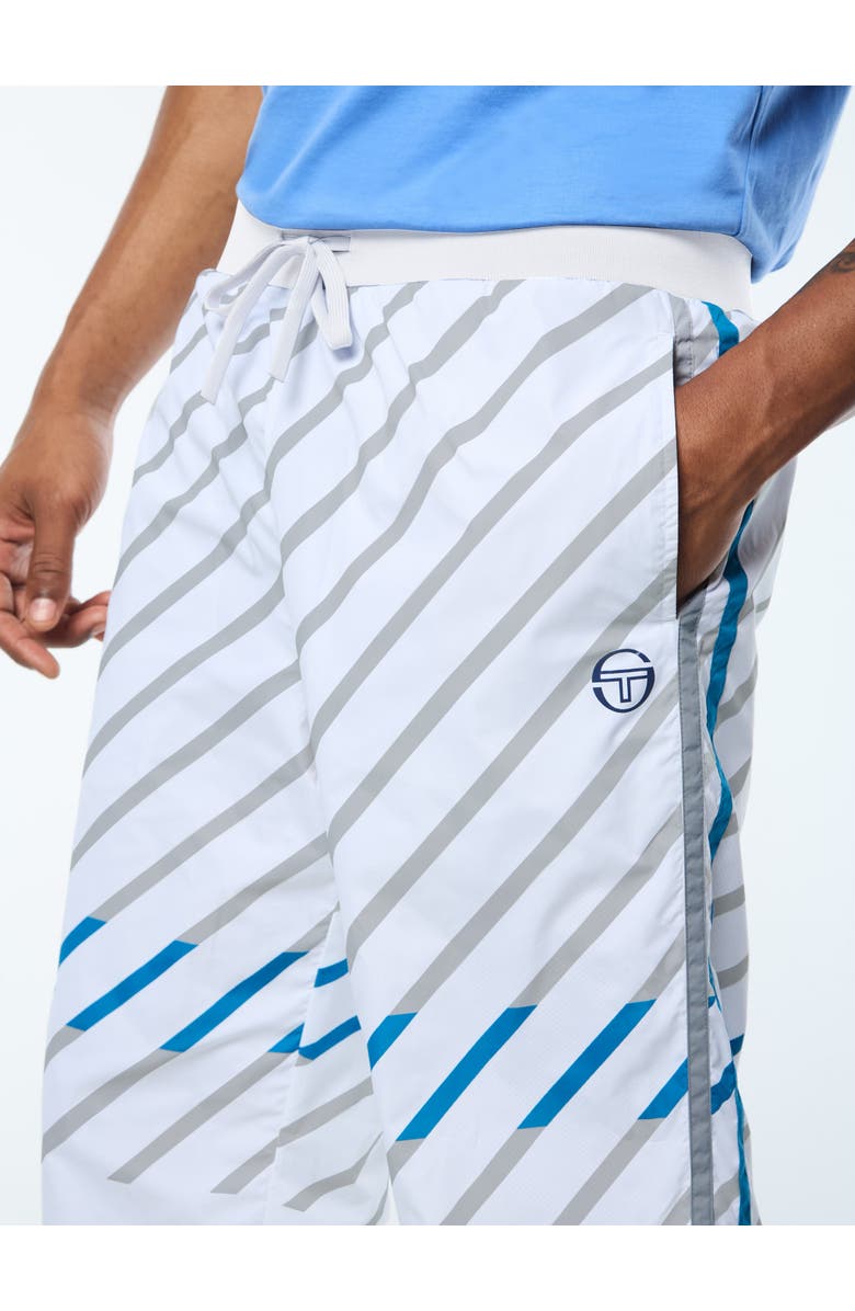 Sergio Tacchini Quadretto Track Pant, Alternate, color, Brilliant White