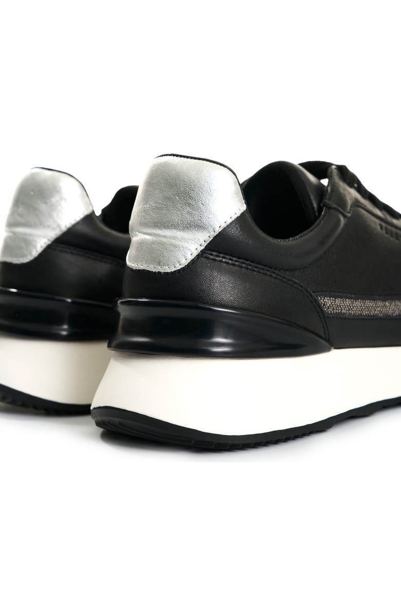 Velez Leather Sneakers with Details, Alternate, color, Black