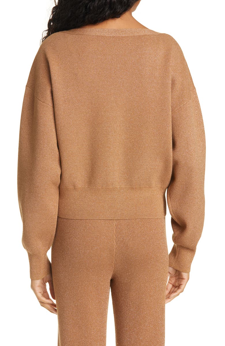 A.L.C. Peters II Metallic Cardigan, Alternate, color,