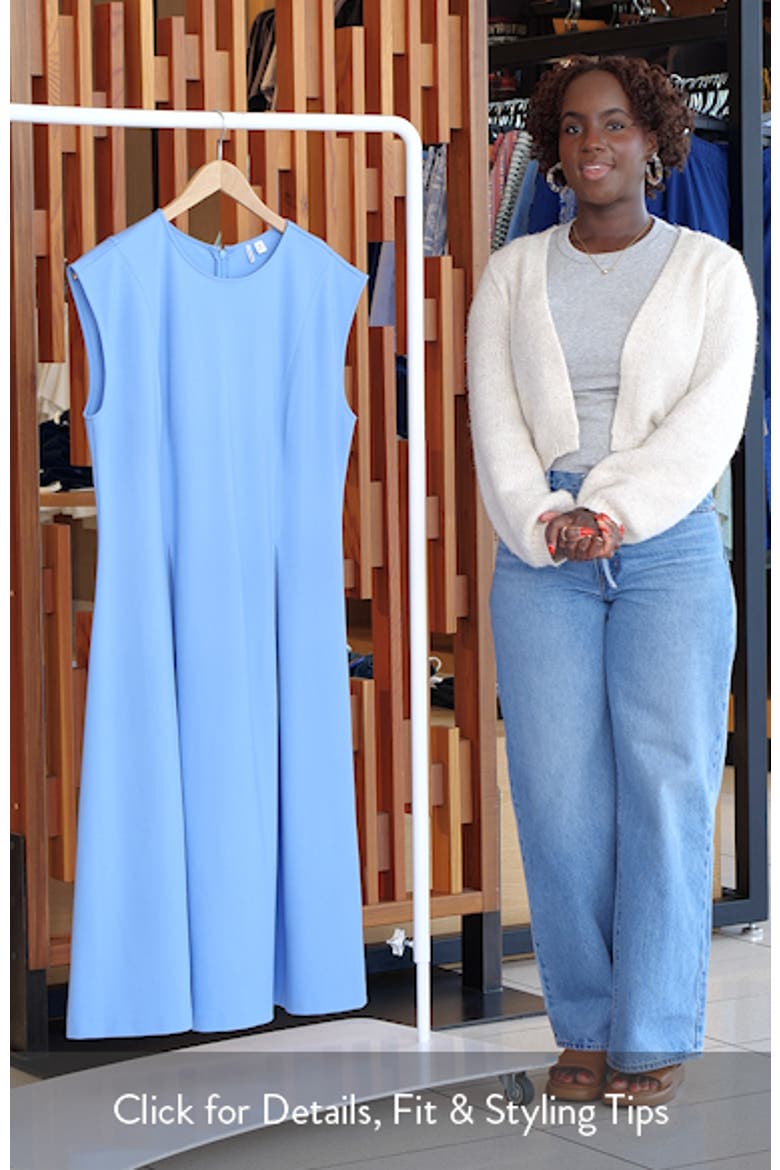 Dart Detail Ponte Midi Dress video