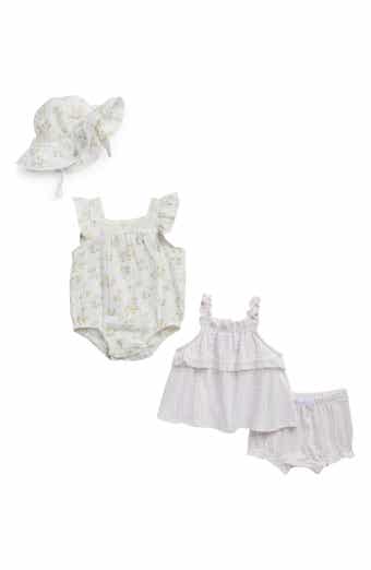 Nicole Miller Kids' 4-Piece Bodysuit, Top, Bloomers & Hat Set