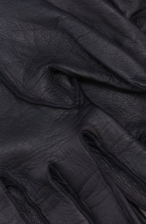 Tom Ford Soft Napa Leather Gloves In Black