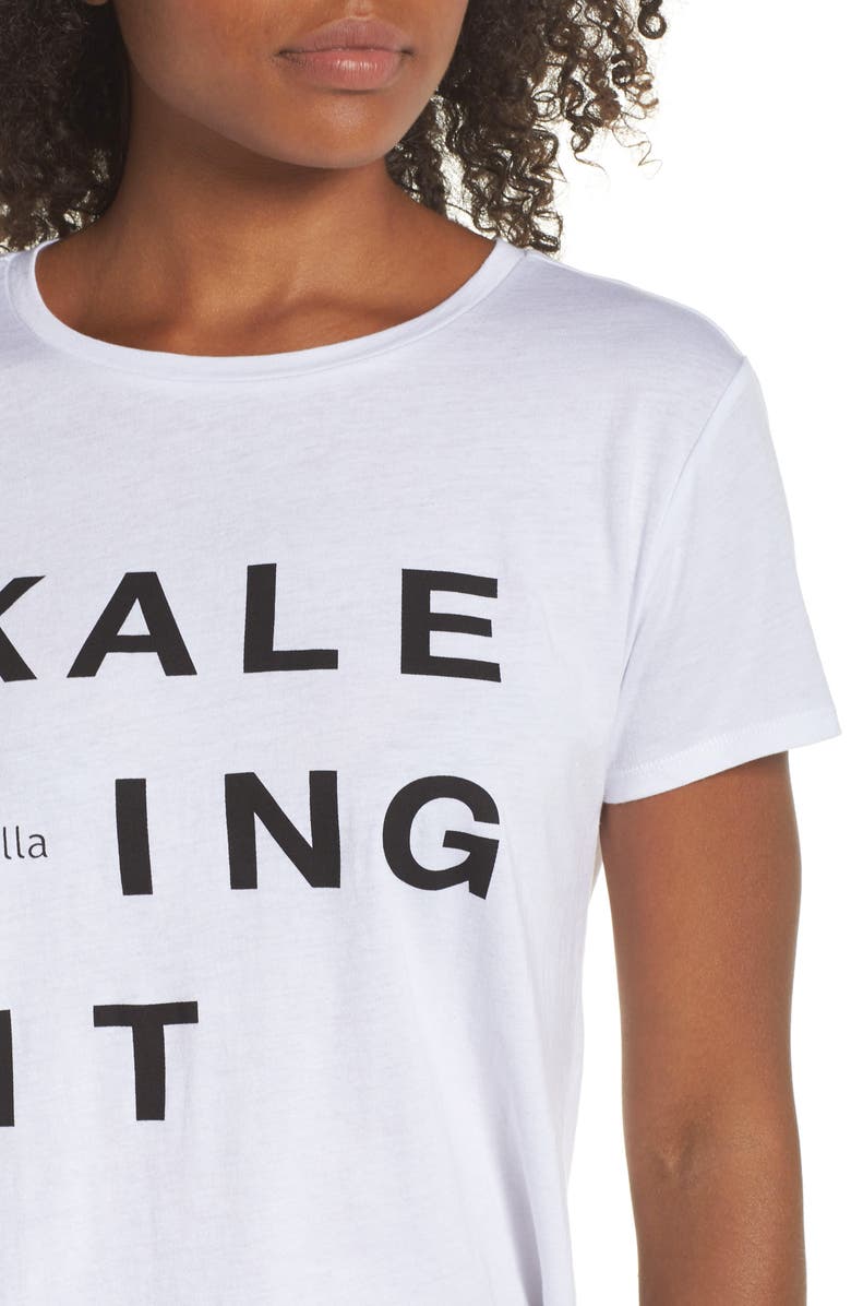 Zella Graphic Crop Tee, Alternate, color,