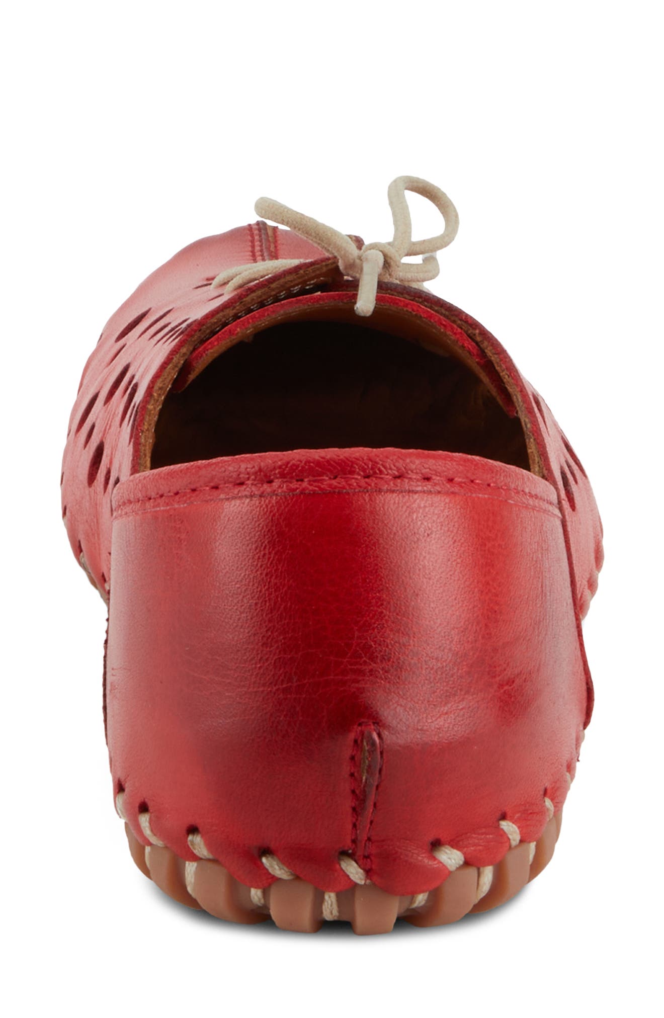 Spring Step Moonwalk Perforated Leather Shoe, Alternate, color, 