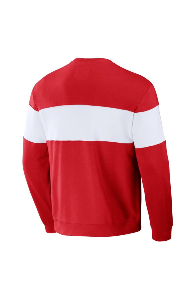 Darius Rucker Collection by Fanatics Men's Darius Rucker Collection by Fanatics Red St. Louis Cardinals Stripe Pullover Sweatshirt, Alternate, color, Red