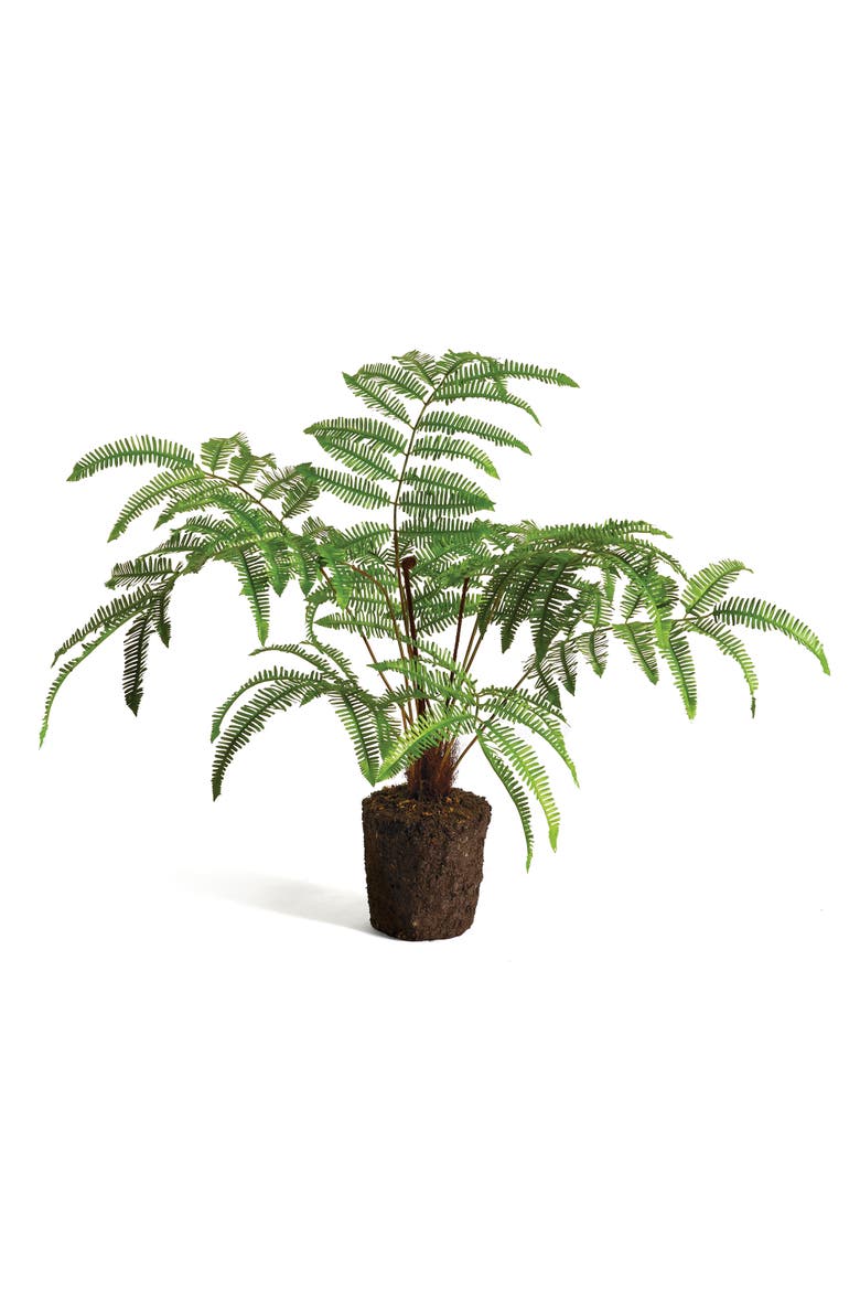 Forest Fern Faux (Fake) Drop-In 29.5", Main, color, Green