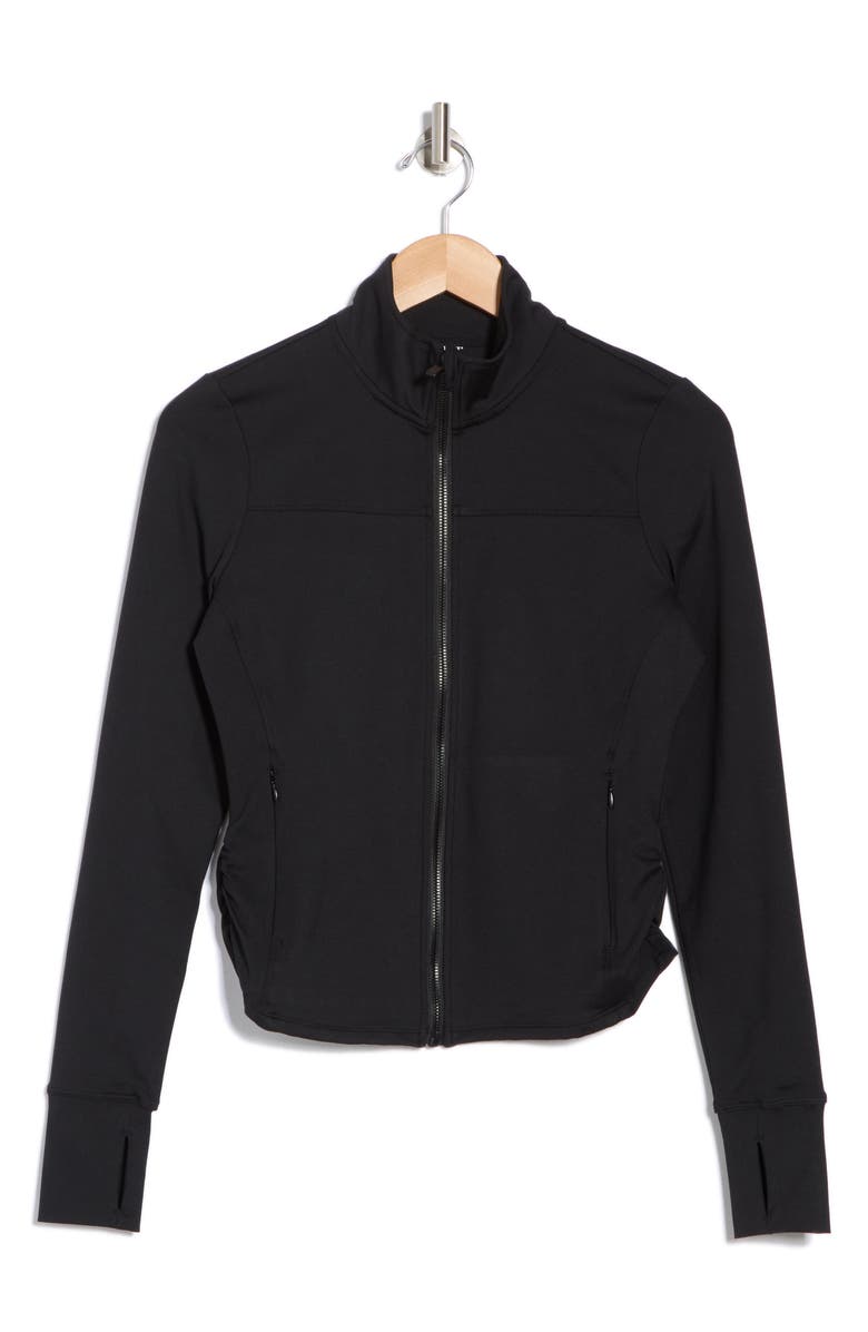 YOGALICIOUS Lux Cityline Cropped Fitted Jacket, Alternate, color,