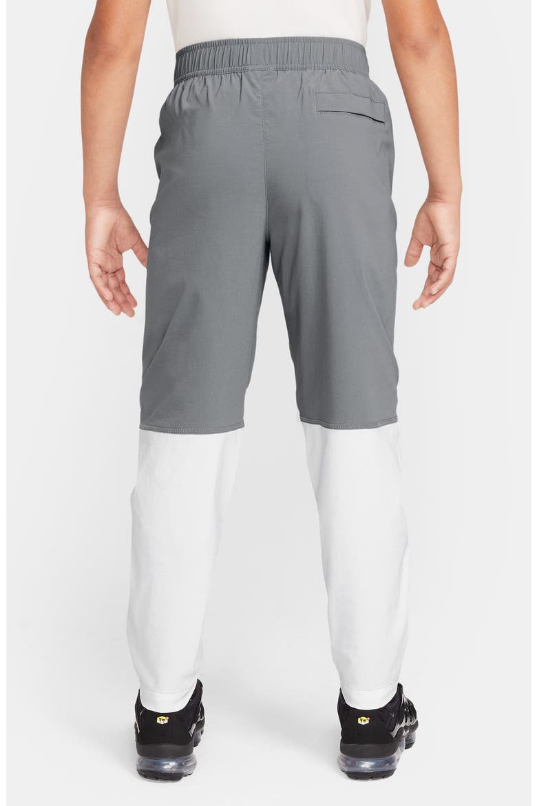 Kids' Tech Performance Pants, Alternate, color, SMOKE GREY/ WHITE/ BLACK