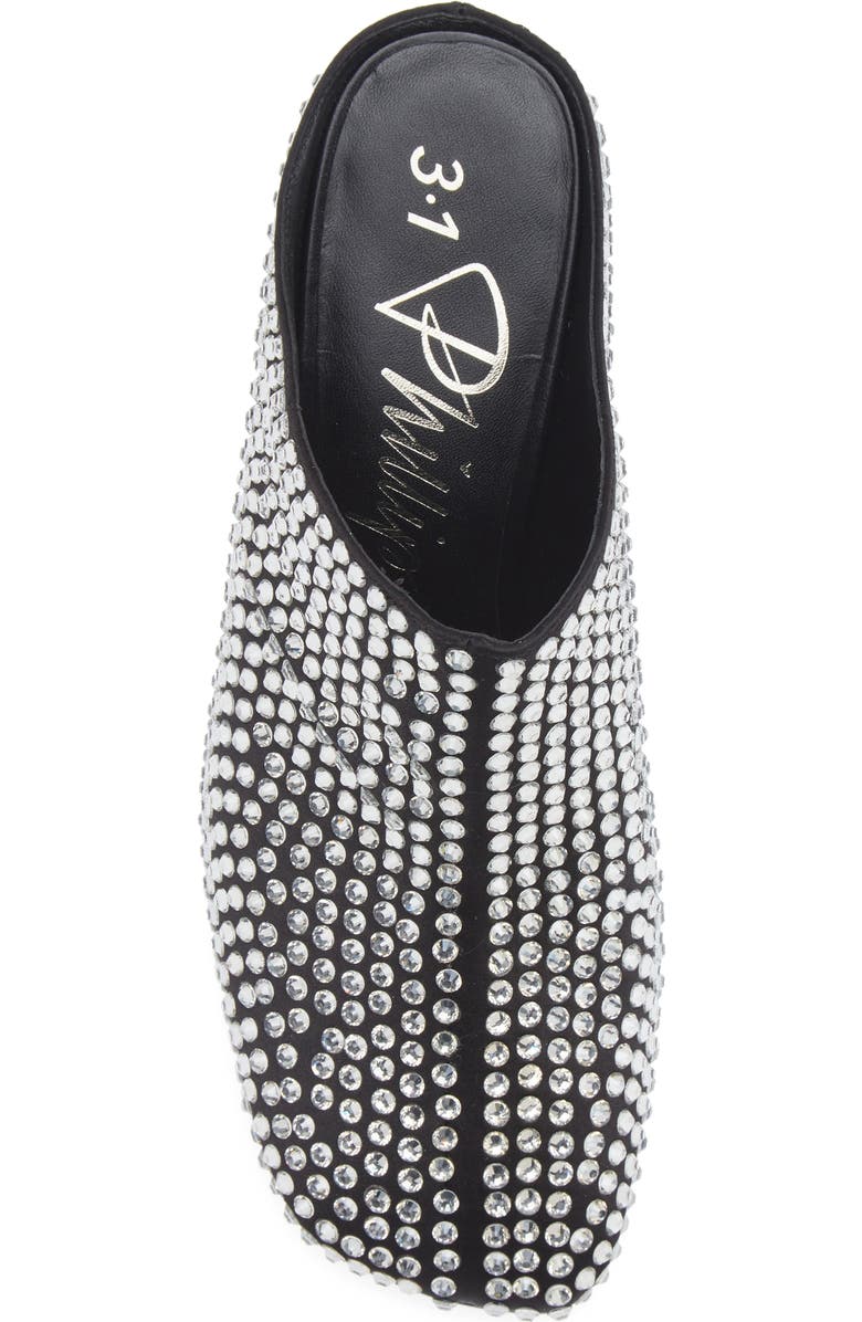 3.1 Phillip Lim Crystal Embellished Mule, Alternate, color, Black