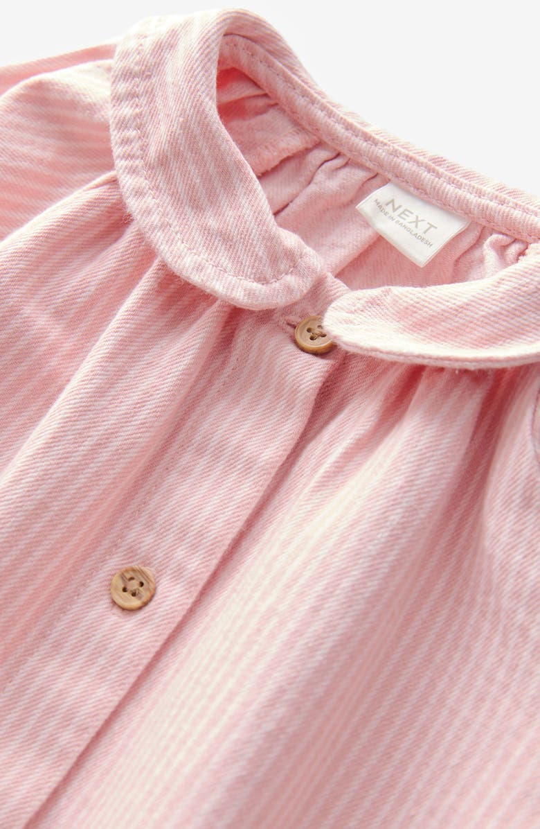 NEXT Kids' Stripe Long Sleeve Denim Shirtdress, Alternate, color,