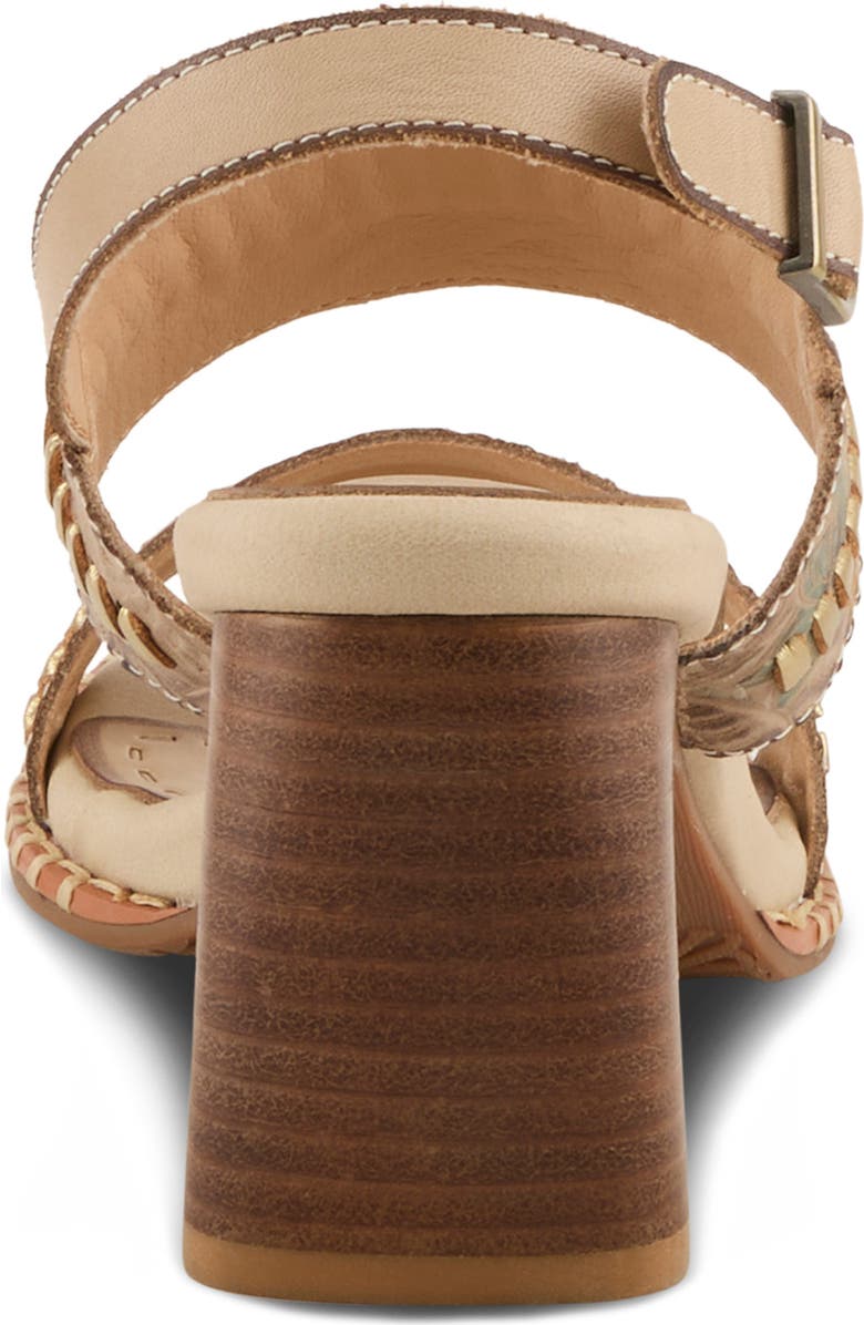 L'Artiste by Spring Step Starstud Slingback Sandal, Alternate, color, Beige Multi