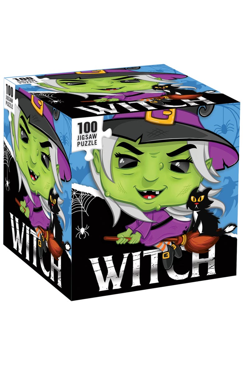 Witch 100 Piece Jigsaw Puzzle, Main, color, Multicolor