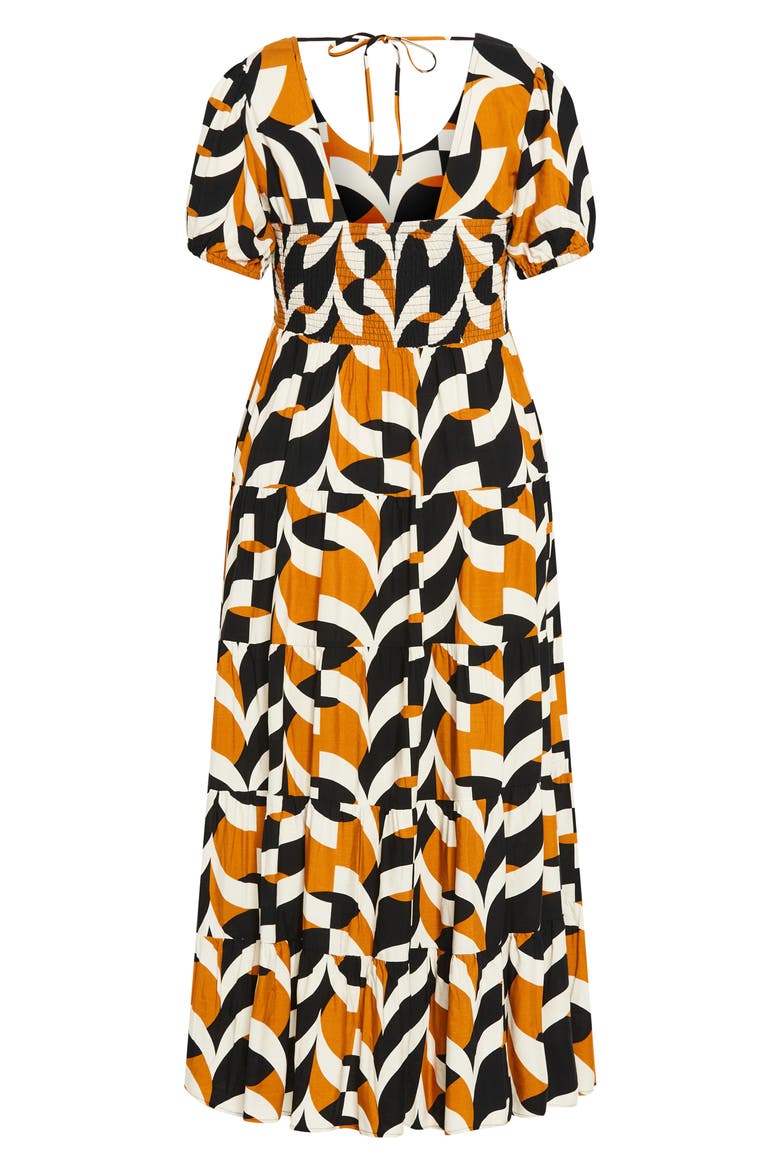 Mila Print Maxi Dress, Alternate, color, BLACK PRINT