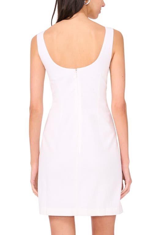 1.state Crystal Detail Minidress In Ultra White