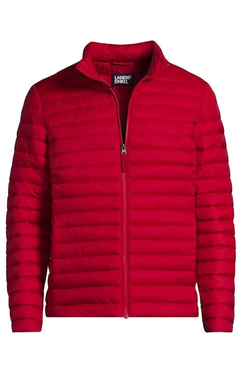 Lands' End School Uniform Thermoplume Jacket In Red