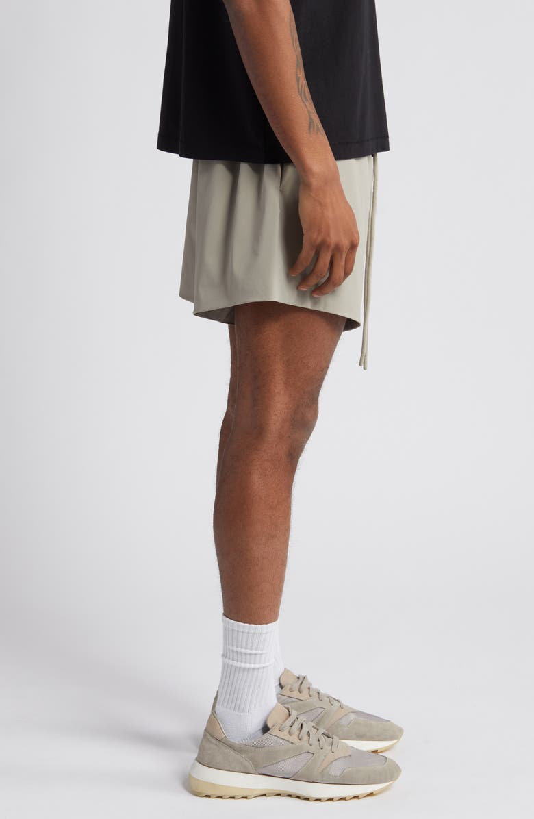 Fear of God Essentials Stretch Nylon Running Shorts, Alternate, color, 