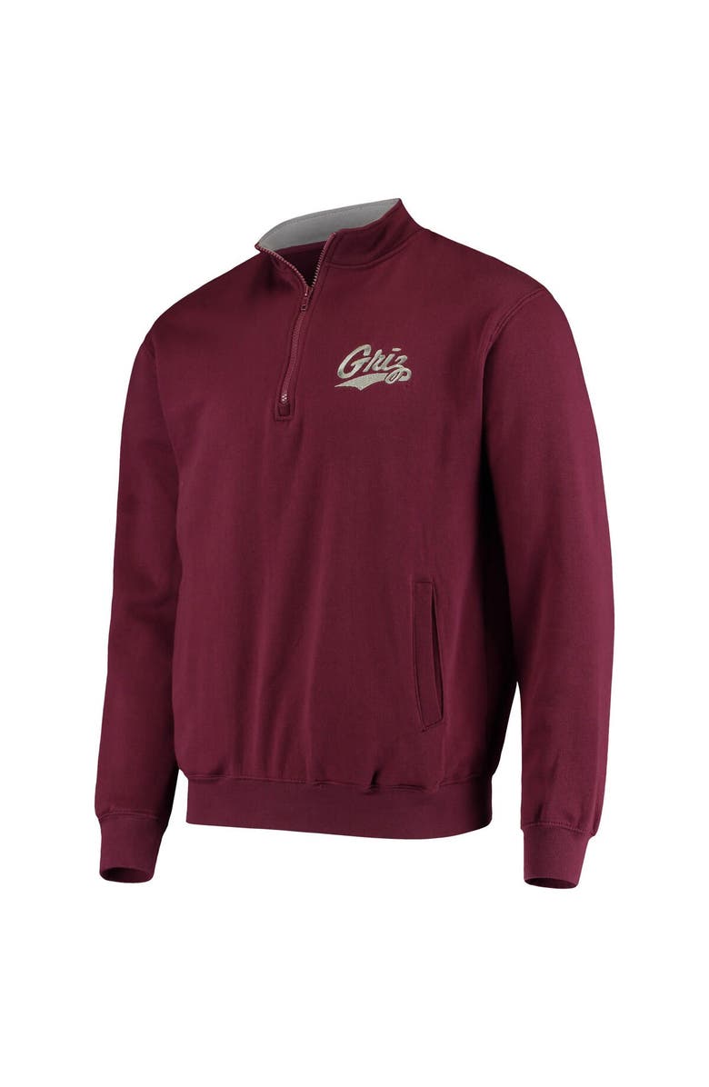 COLOSSEUM Men's Colosseum Maroon Montana Grizzlies Tortugas Logo Quarter-Zip Jacket, Alternate, color, Maroon