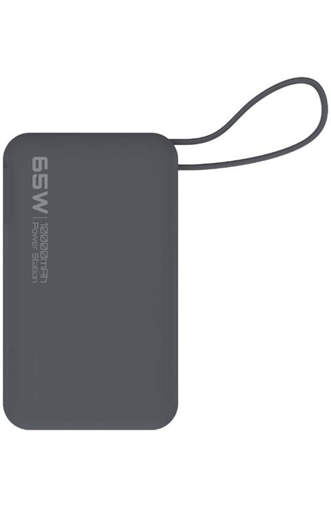 10,000 mAh Power Bank Flex with Integrated USB-C Cable 65W
