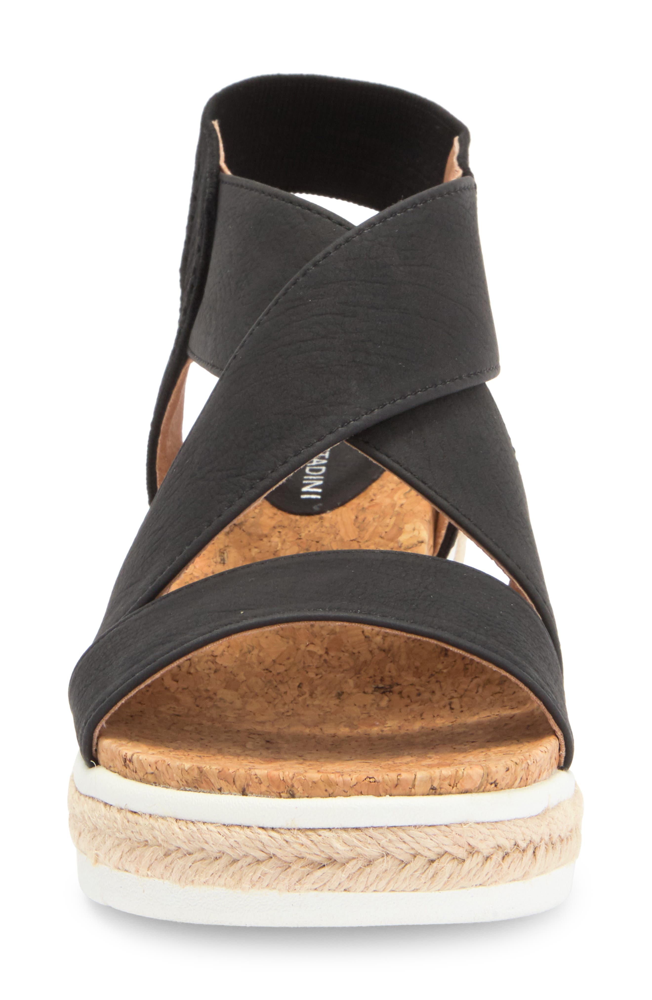 Adrienne Vittadini Carri Platform Wedge Sandal, Alternate, color, 