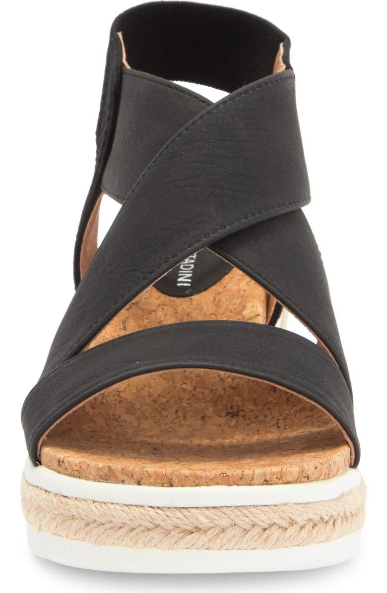 Adrienne Vittadini Carri Platform Wedge Sandal, Alternate, color,