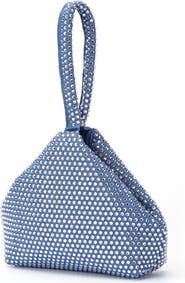 LADY COUTURE Rhinestone Covered Handle HandBag