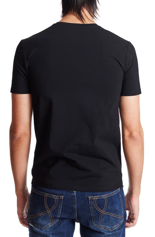 Paisley & Gray Lucas Crewneck T-shirt In Black