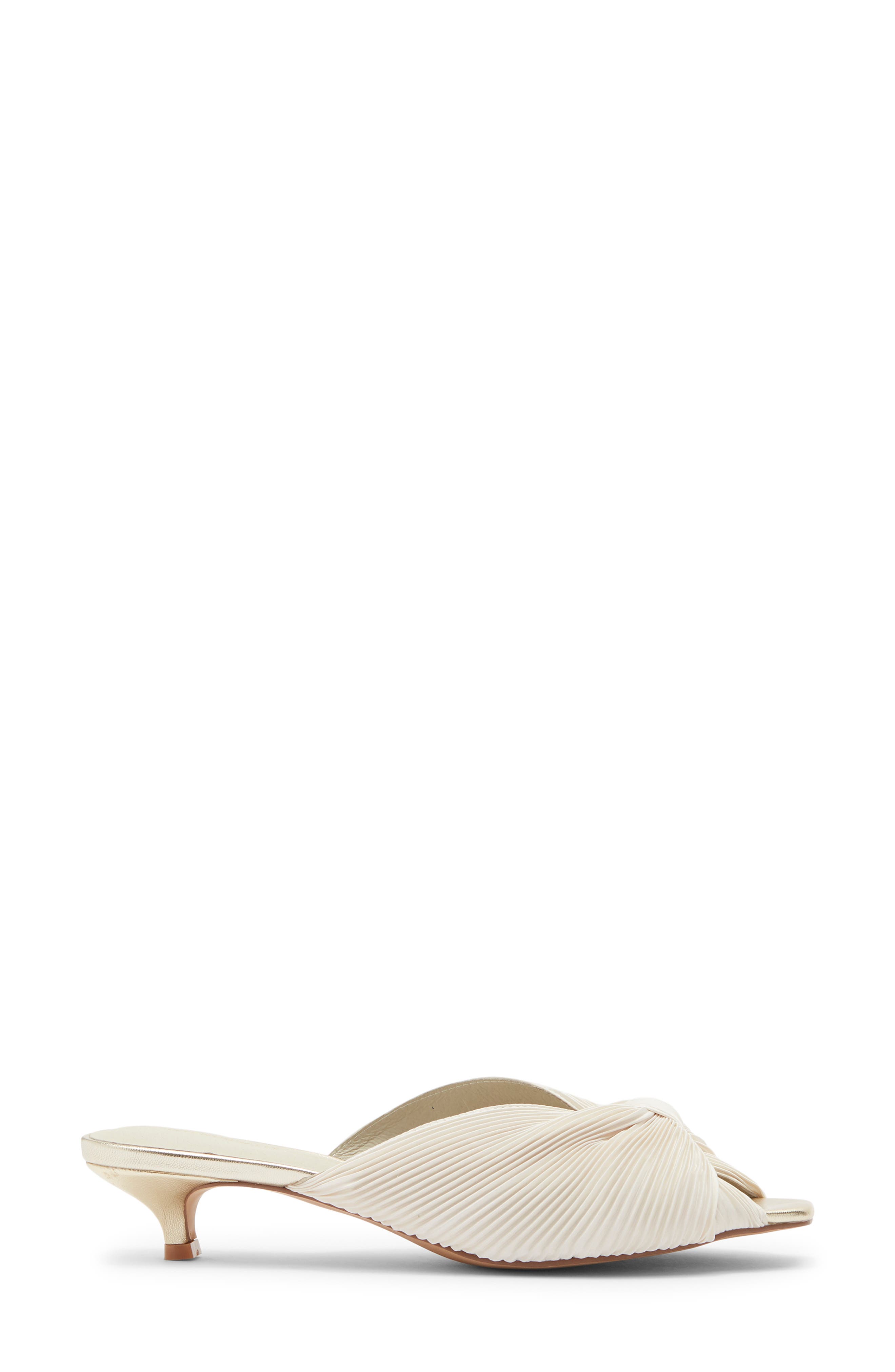 Curfew Knot Slide Sandal, Alternate, color, IVORY