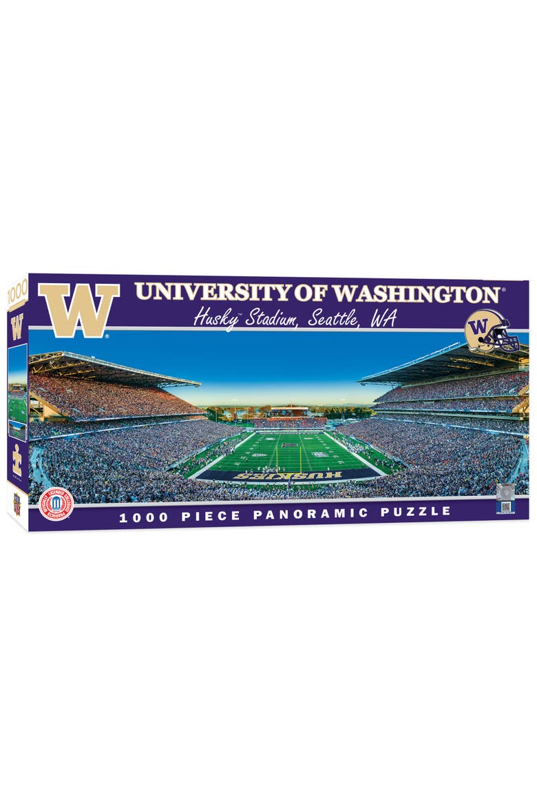 Washington Huskies 1000pc Pano Puzzle, Main, color, Multicolor